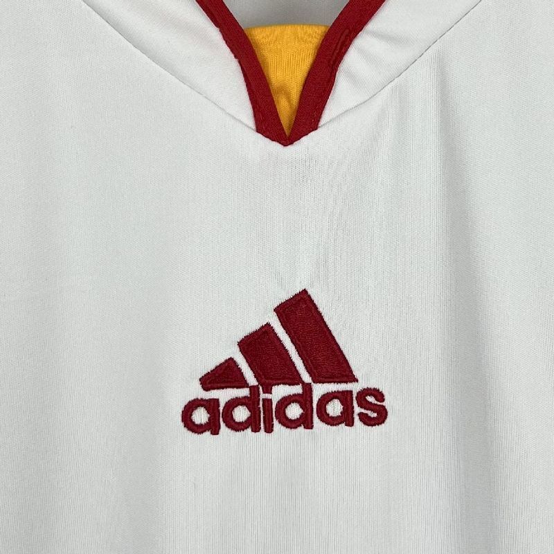 Spain 2010 Vintage Retro White Away Jersey
