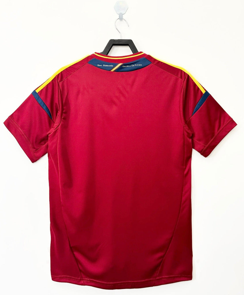 Spain 2012 Vintage Retro Home Jersey