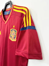 Spain 2012 Vintage Retro Home Jersey