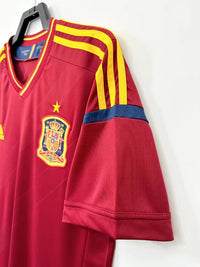 Spain 2012 Vintage Retro Home Jersey