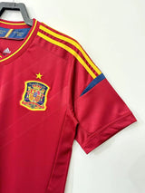 Spain 2012 Vintage Retro Home Jersey