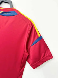 Spain 2012 Vintage Retro Home Jersey