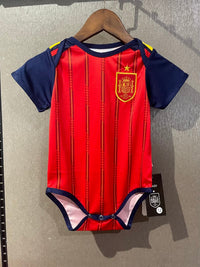 Spain 2026 Red Baby Bodysuit