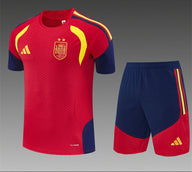 Spain 2026 Red/Blue/Yellow Stripes Training Kids Jersey Set