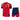 Spain 2026 Red/Blue/Yellow Stripes Training Kids Jersey Set