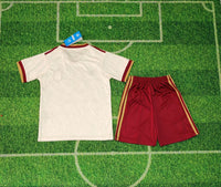 Spain 2026 White/Red Away Kids Jersey Set