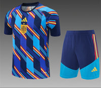 Spain 2026 World Cup Blue Camouflage Home Training Jersey