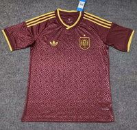 Spain 2026 World Cup Red/Gold Stripes Third Jersey