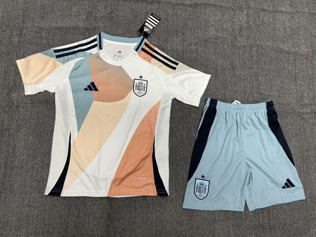 Spain 25/26 Away Kids Jersey Set