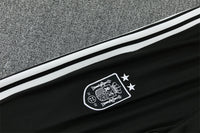 Spain 26/27 Black/White Double Star Design Training Tracksuit Set