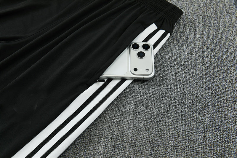 Spain 26/27 Black/White Double Star Design Training Tracksuit Set