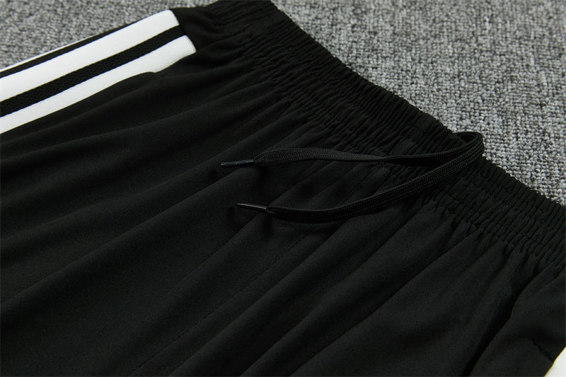 Spain 26/27 Black/White Double Star Design Training Tracksuit Set
