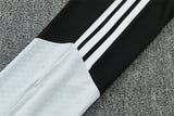 Spain 26/27 Black/White Double Star Design Training Tracksuit Set