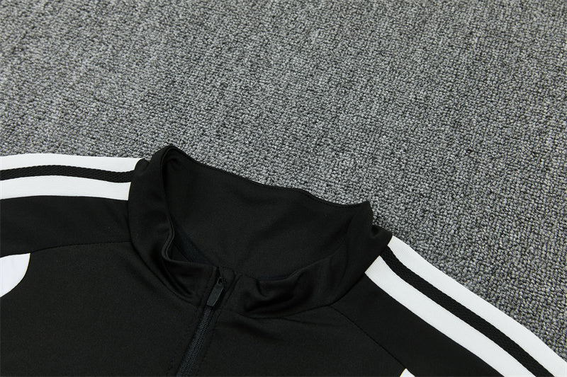 Spain 26/27 Black/White Double Star Design Training Tracksuit Set