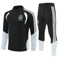 Spain 26/27 Black/White Single Star Training Tracksuit Set