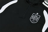 Spain 26/27 Black/White Single Star Training Tracksuit Set
