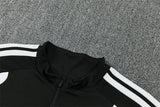 Spain 26/27 Black/White Single Star Training Tracksuit Set