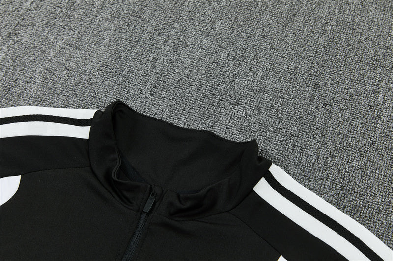 Spain 26/27 Black/White Single Star Training Tracksuit Set