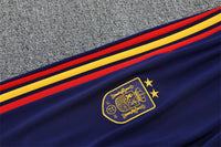 Spain 26/27 Bright/Dark Blue Double Star Design Training Tracksuit Set