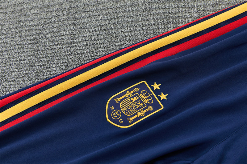 Spain 26/27 Red/Blue/Yellow Double Star Design Training Tracksuit Set