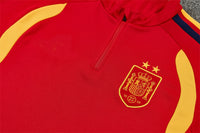 Spain 26/27 Red/Blue/Yellow Double Star Design Training Tracksuit Set