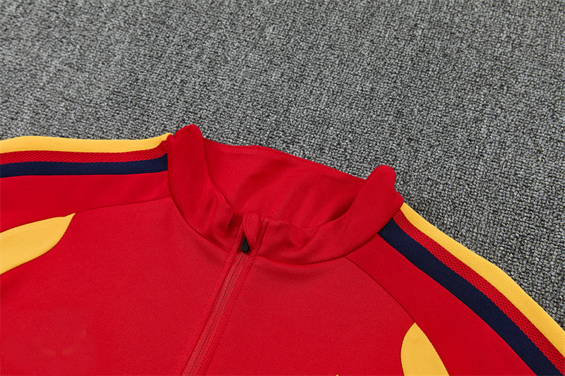 Spain 26/27 Red/Blue/Yellow Double Star Design Training Tracksuit Set