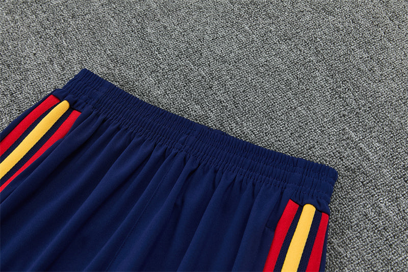 Spain 26/27 Royal Blue/Navy/Red Double Star Design Training Tracksuit Set