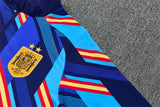 Spain 26/27 Royal Blue/Navy/Red Double Star Design Training Tracksuit Set