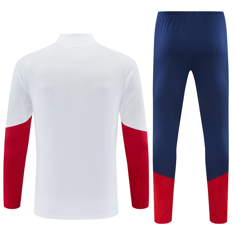 Spain 26/27 White/Red/Blue Training Tracksuit Set