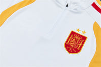 Spain 26/27 White/Red/Blue Training Tracksuit Set