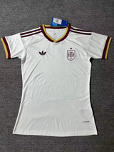 Spain 26/27 White/Yellow/Red World Cup Away Women Jersey
