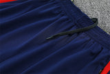 Spanish 26/27 Dark Blue/Light Blue with Red/Yellow Stripes Training Tracksuit Set