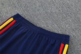 Spanish 26/27 Dark Blue/Light Blue with Red/Yellow Stripes Training Tracksuit Set