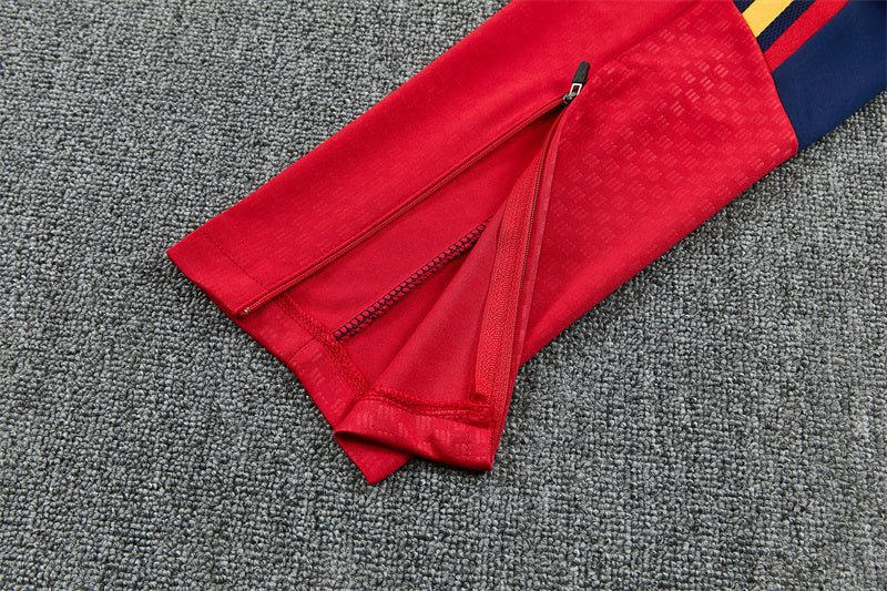 Spanish 26/27 Red and Blue Training Tracksuit Set