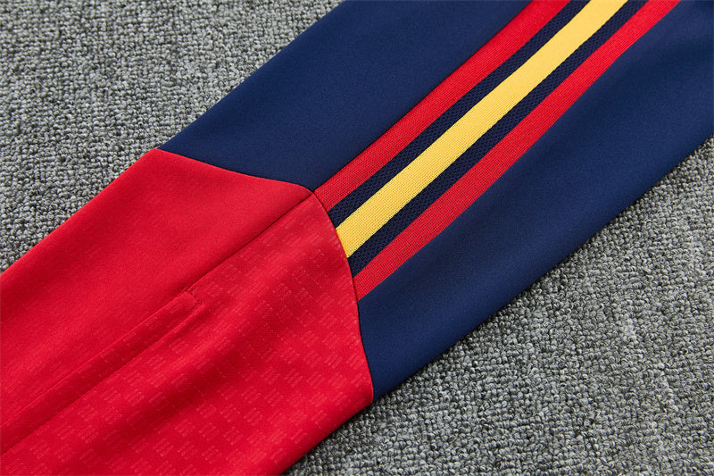 Spanish 26/27 Red and Blue Training Tracksuit Set