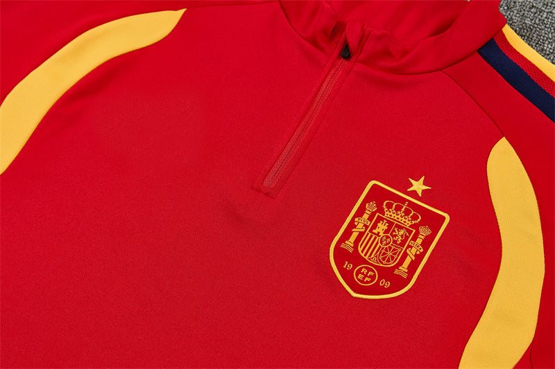 Spanish 26/27 Red and Blue Training Tracksuit Set