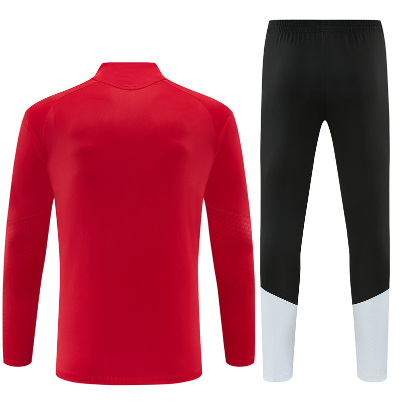 Spanish 26/27 Red with White Training Tracksuit Set