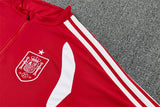 Spanish 26/27 Red with White Training Tracksuit Set