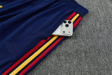 Spanish 26/27 Royal Blue/Navy/Red and Yellow Stripes Training Tracksuit
