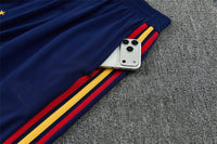 Spanish 26/27 Royal Blue/Navy/Red and Yellow Stripes Training Tracksuit