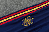Spanish 26/27 Royal Blue/Navy/Red and Yellow Stripes Training Tracksuit