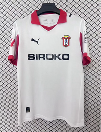 Sporting Gijon 25/26 White/Red Third Jersey