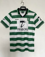 Sporting Lisbon 1999/00 Vintage Retro Green Home Jersey
