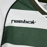 Sporting Lisbon 2001/03 Vintage Retro Green/White Home Long Sleeve Jersey