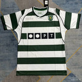 Sporting Lisbon 2001/03 Vintage Retro Green/White Home (No Sponsor) Jersey
