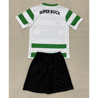 Sporting Lisbon 25/26 Green/White Home Kids Jersey Set