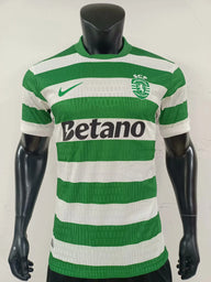 Sporting Lisbon 25/26 Green/White Home Players Version Jersey
