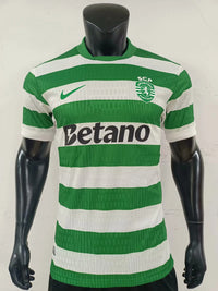 Sporting Lisbon 25/26 Green/White Home Players Version Jersey