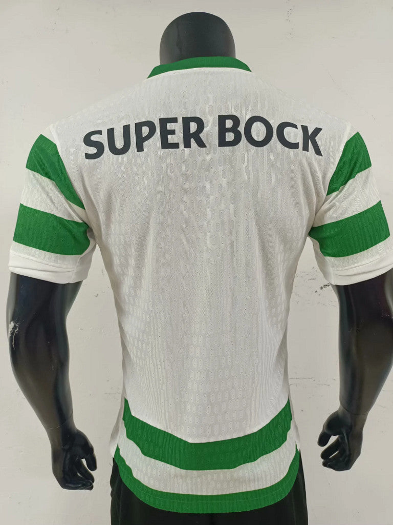 Sporting Lisbon 25/26 Green/White Home Players Version Jersey