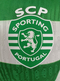 Sporting Lisbon 25/26 Green/White Home Players Version Jersey